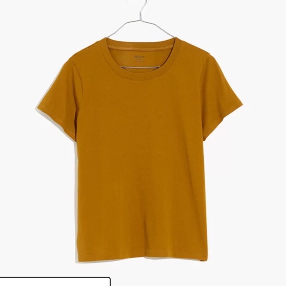 Madewell Northside Vintage Tee in Antique Gold